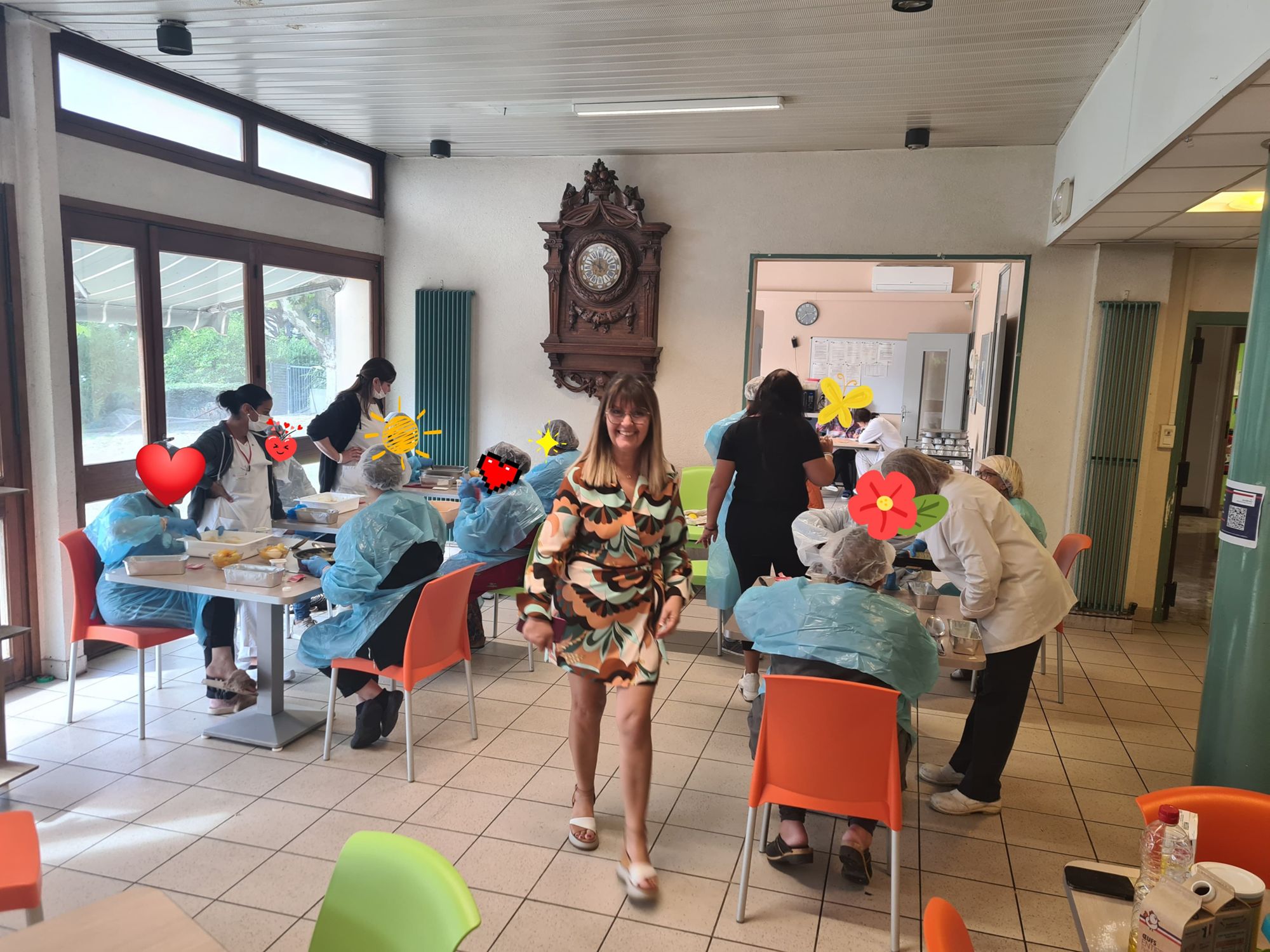 Atelier pâtisserie pour nos patientes